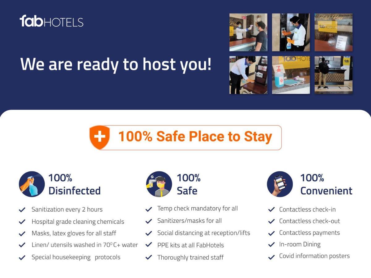 Fabhotel Crown Suites - Nr Sony Signals Bangalore Exteriör bild